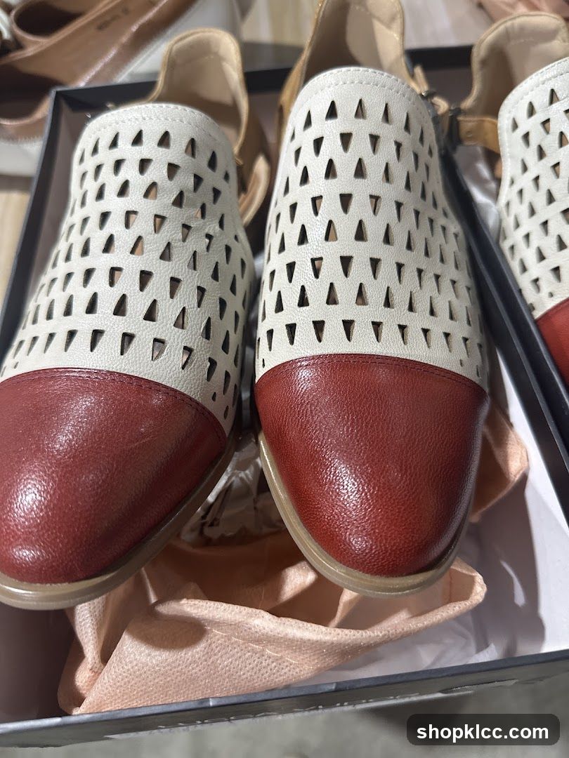 Perforated Leather Shoes in Box