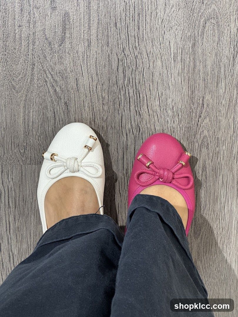 Footwear on wooden floor