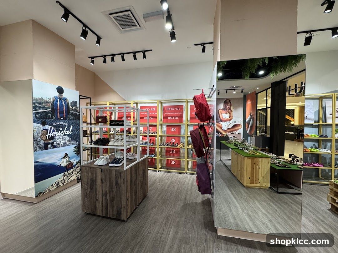 Shoe Store Interior Display