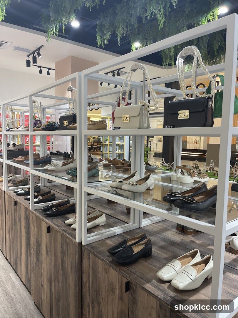 Shoe and Handbag Display