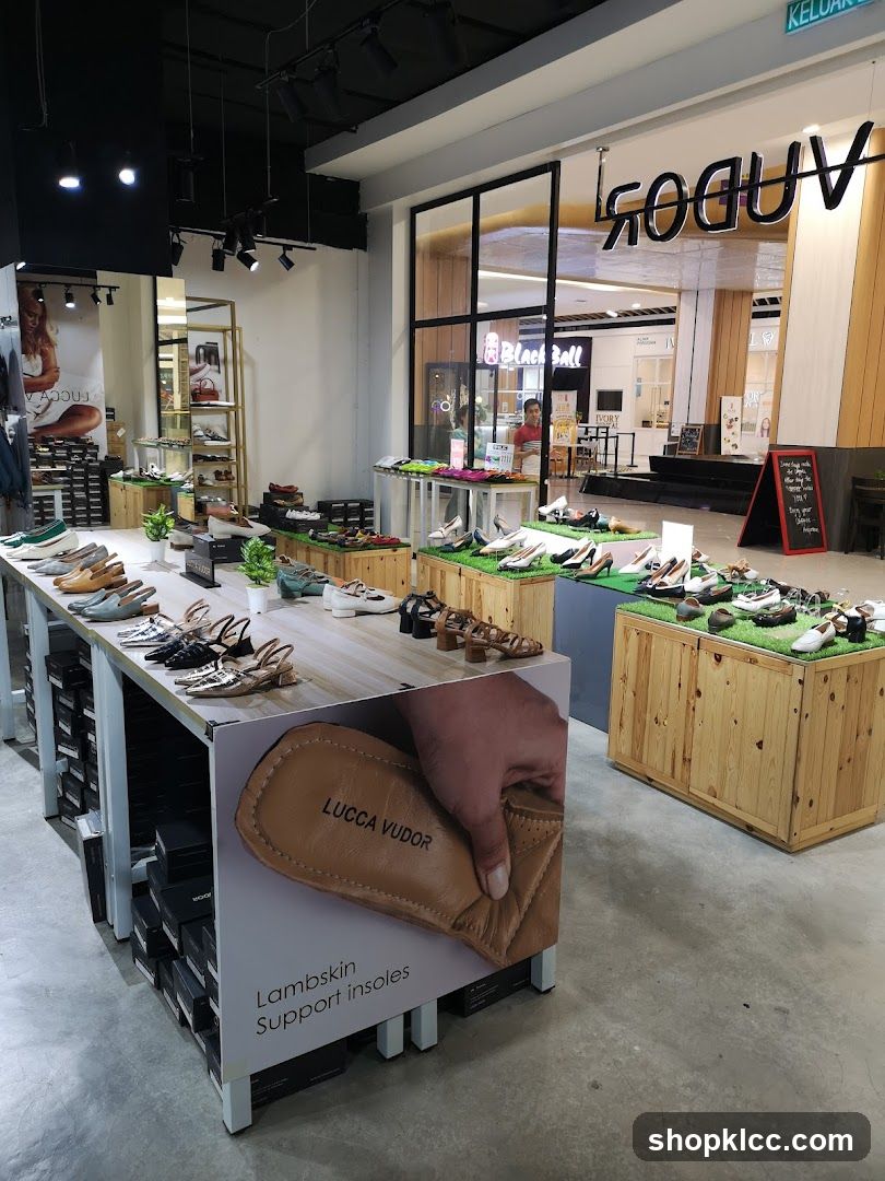 Shoe Store Interior Display