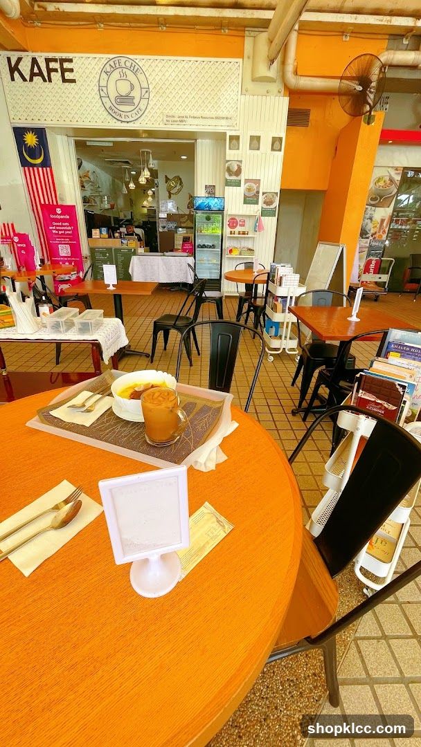 Kafe Interior with Table Setting