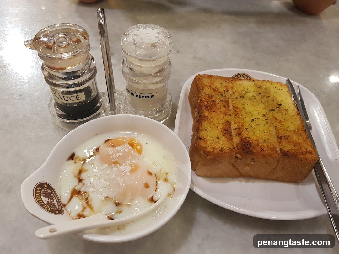 Soft-boiled eggs with toast