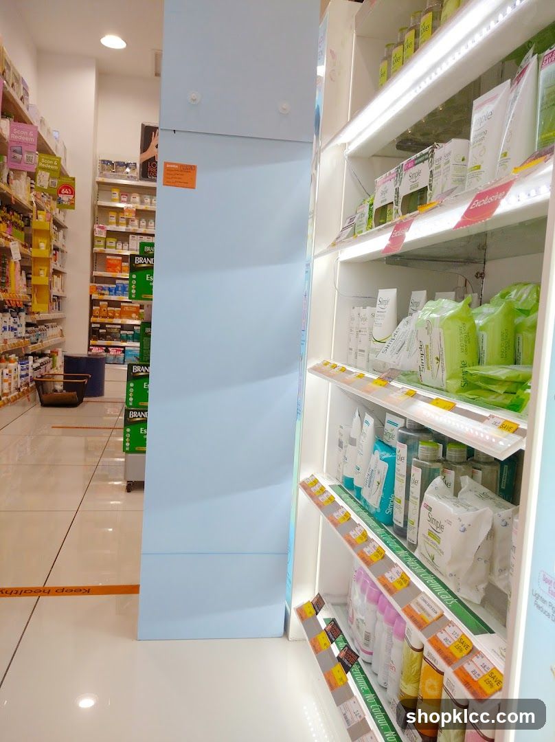 Pharmacy Interior Aisle View