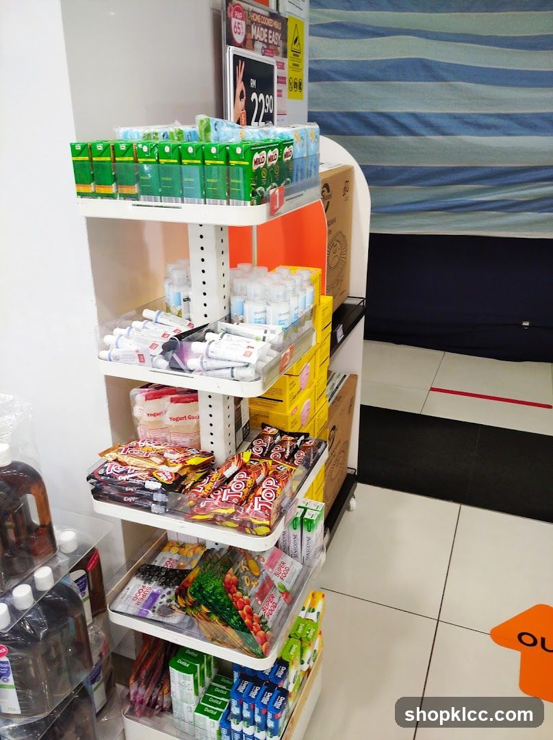 Shelf Display in Store Interior