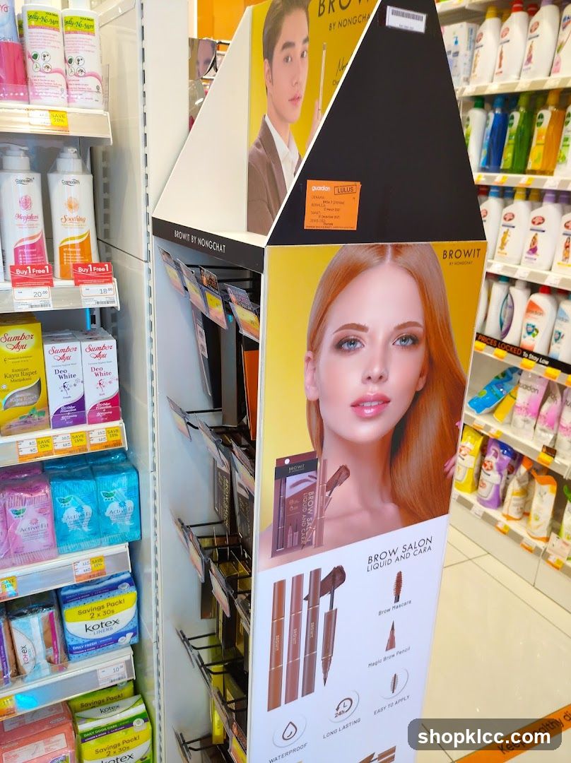 Brow Salon Display Stand in Store