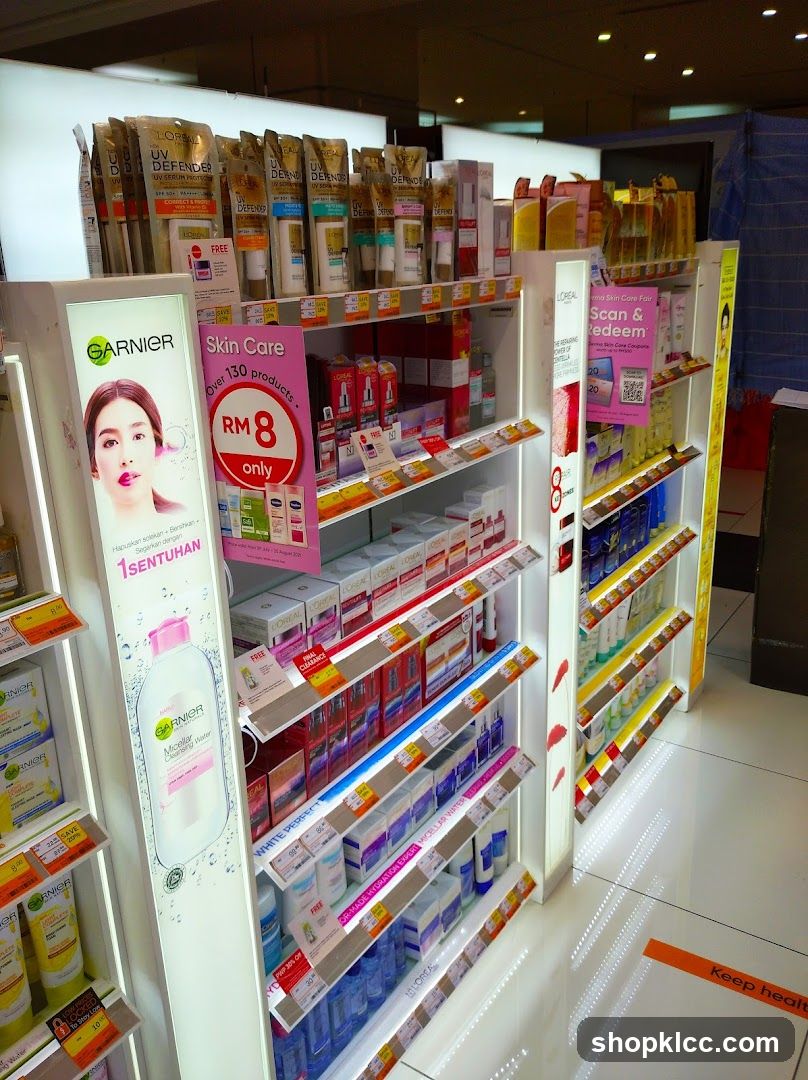 Garnier Skin Care Display