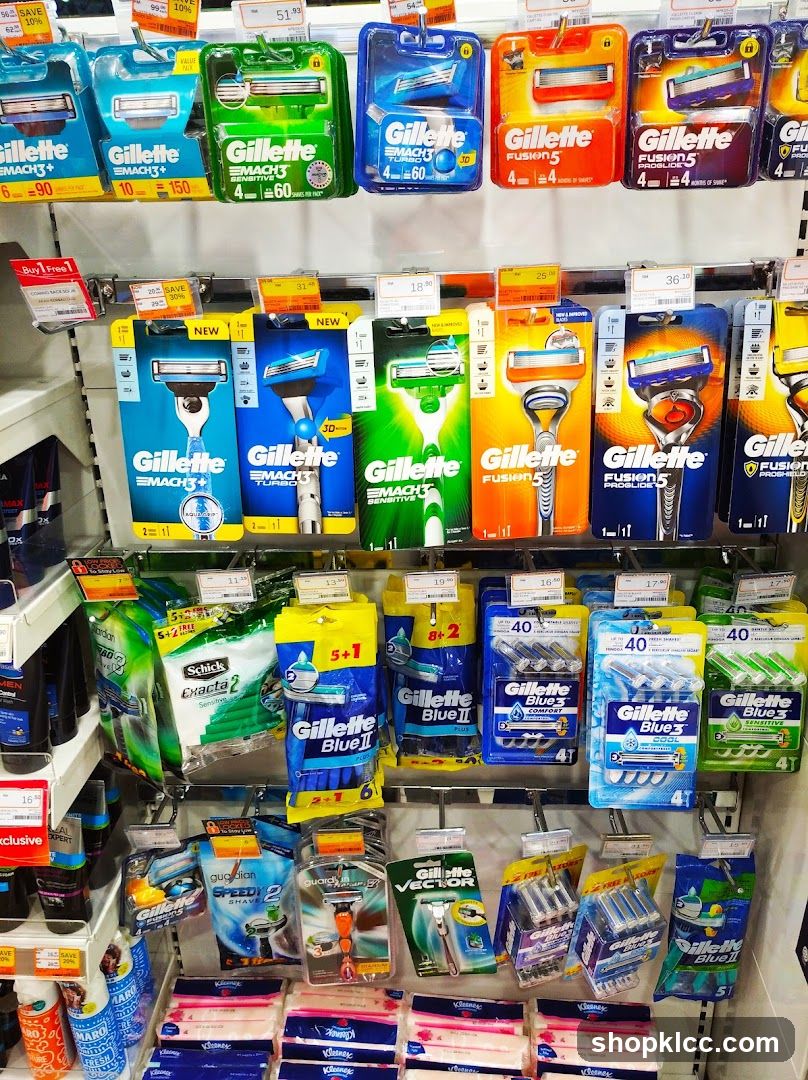 Gillette Razor Display