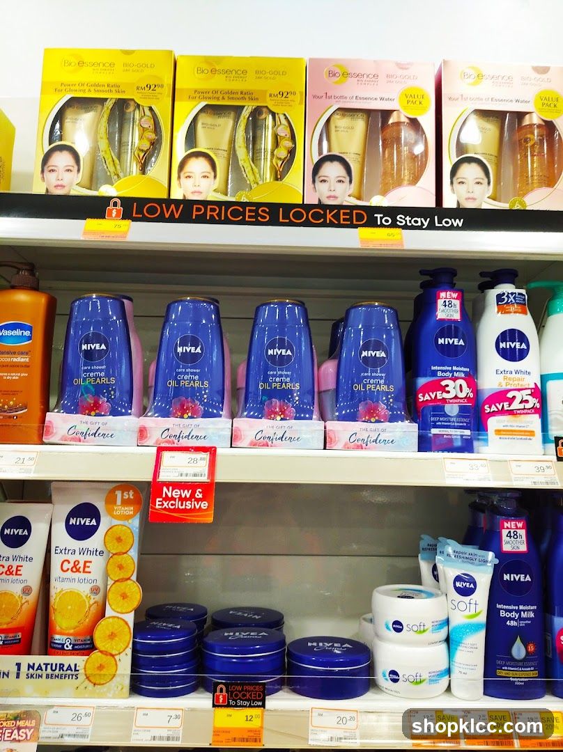 Beauty Product Shelf Display