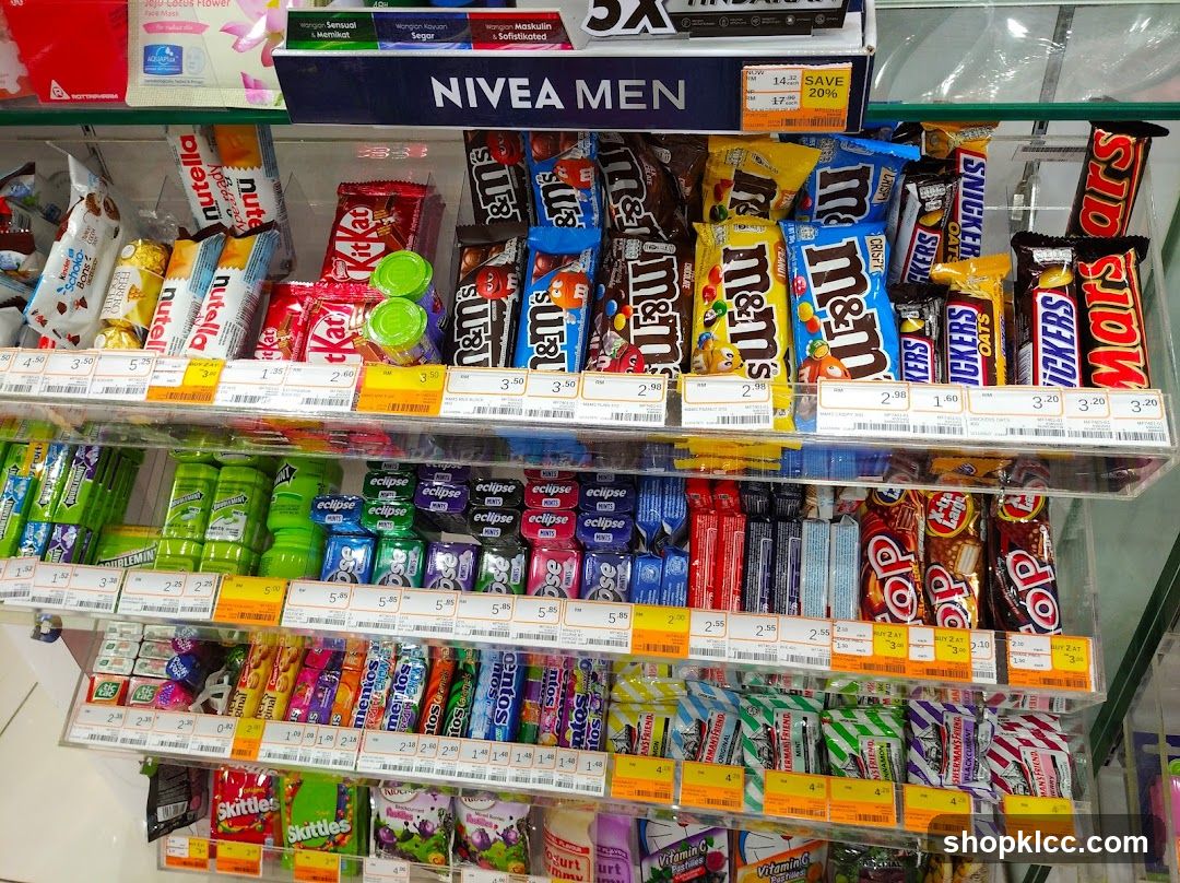 Convenience Store Candy and Chocolate Display
