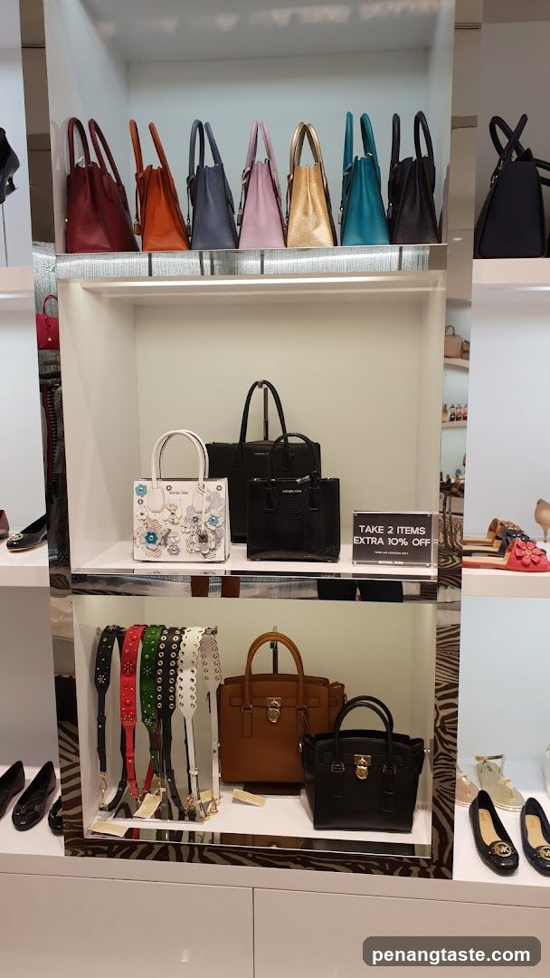 Handbags and Shoes Display