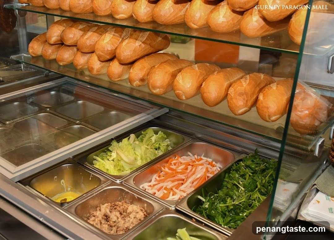 Sandwich Ingredients Display