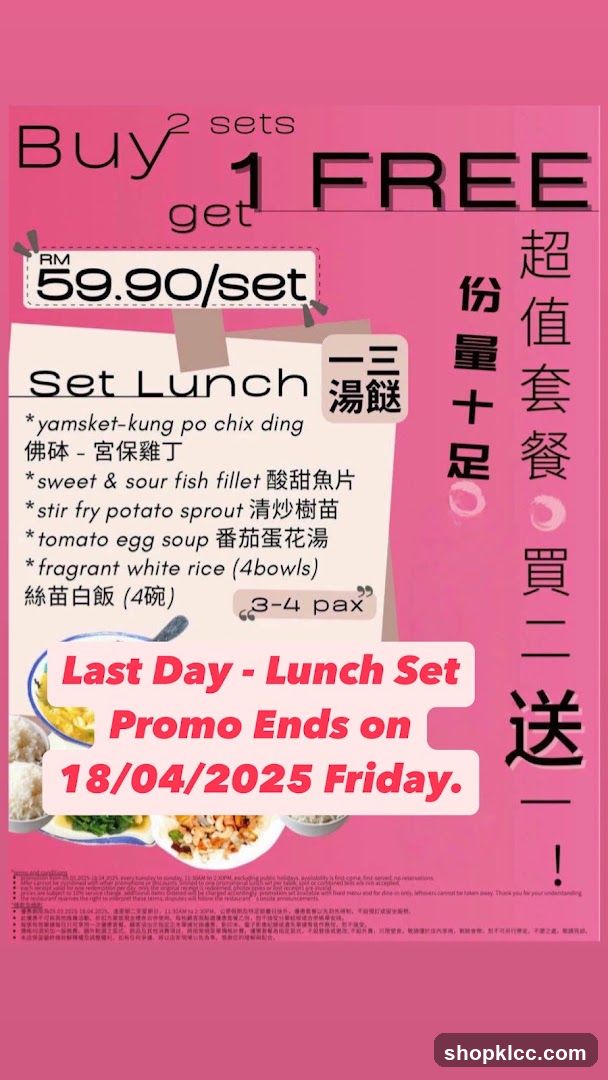 Lunch Set Promotion