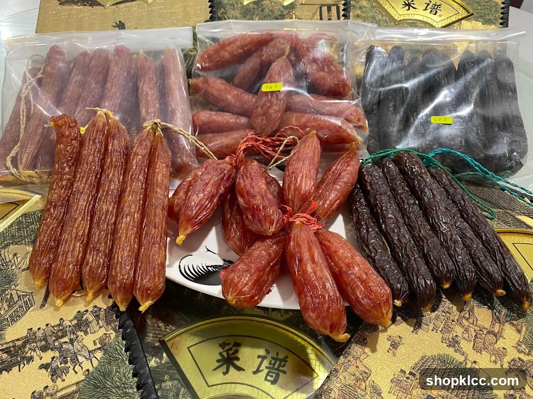 Assortment of Dried Sausages