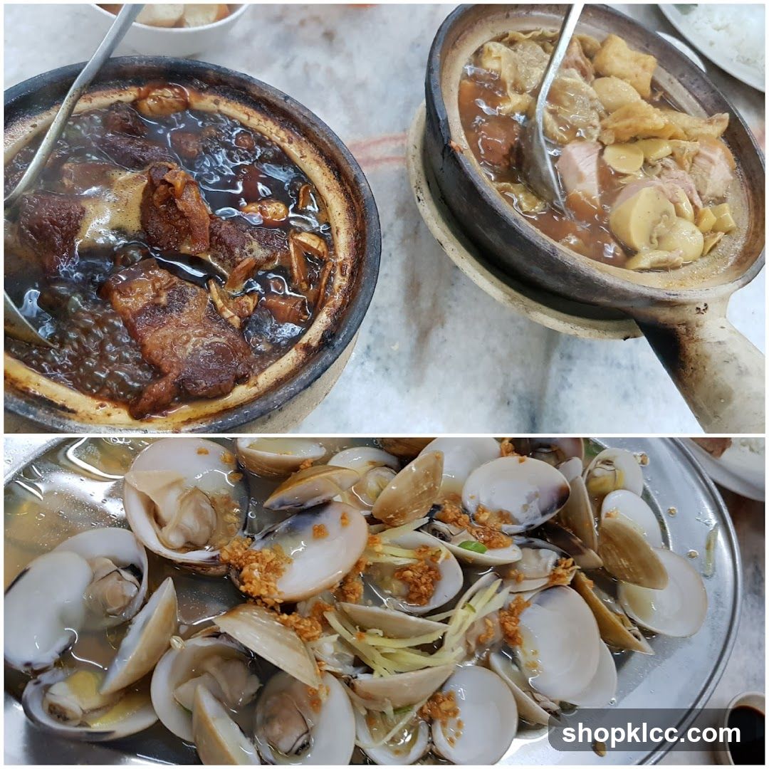 Claypot Dishes and Clams
