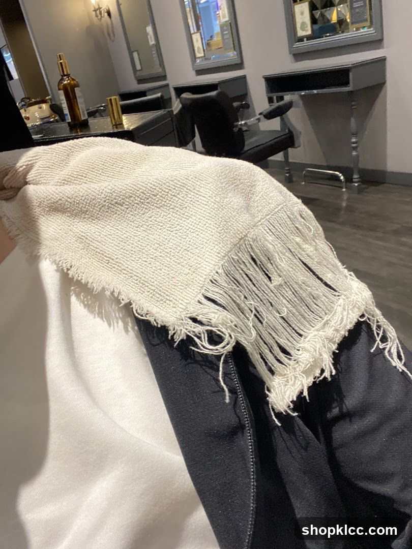Salon Interior with Towel