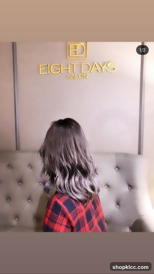Salon Interior with Hair Styling