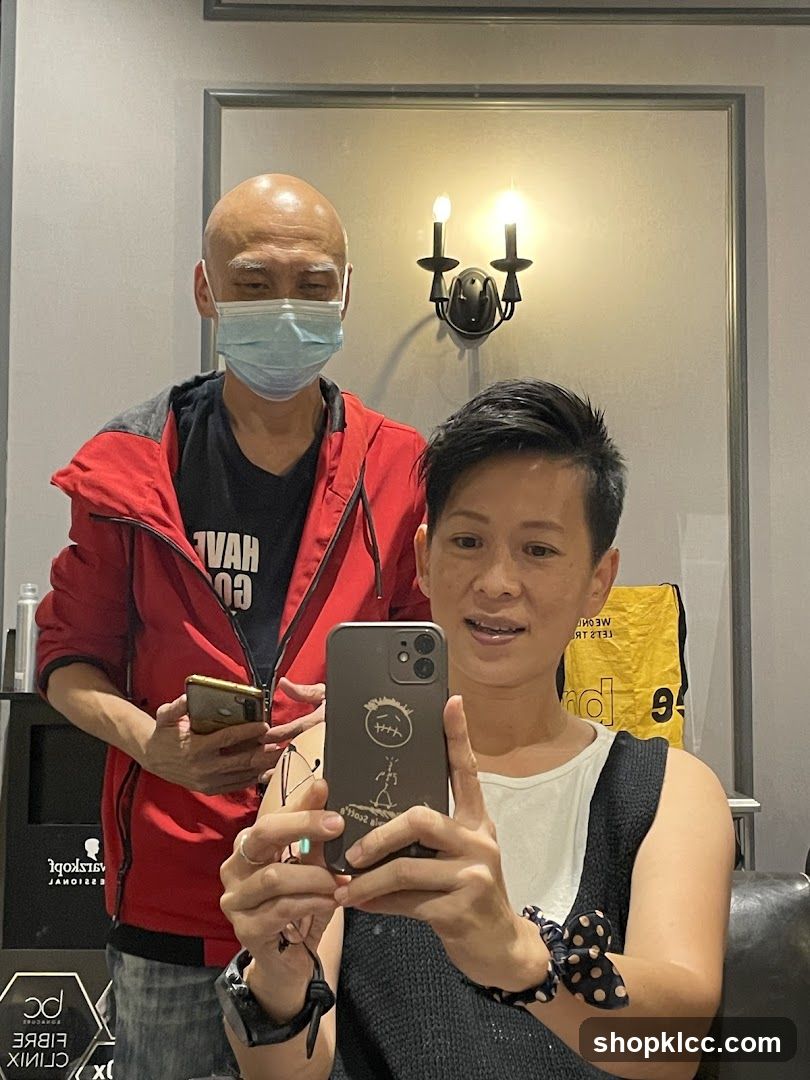 Selfie in Salon