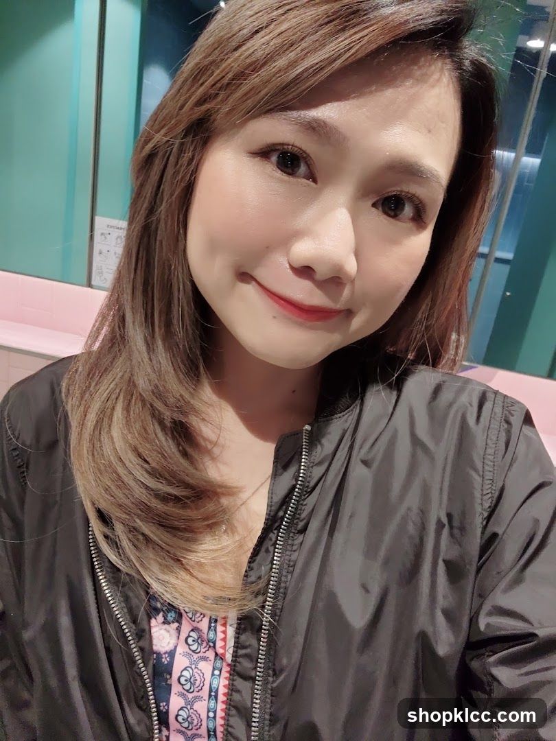 Selfie of a woman indoors