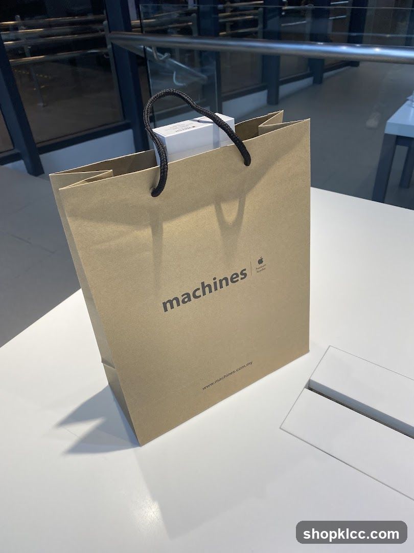 Machines Store Shopping Bag