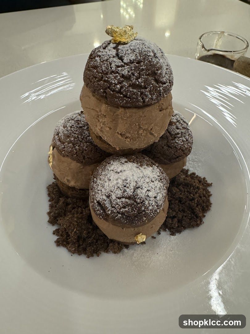 Chocolate Ice Cream Stack Dessert