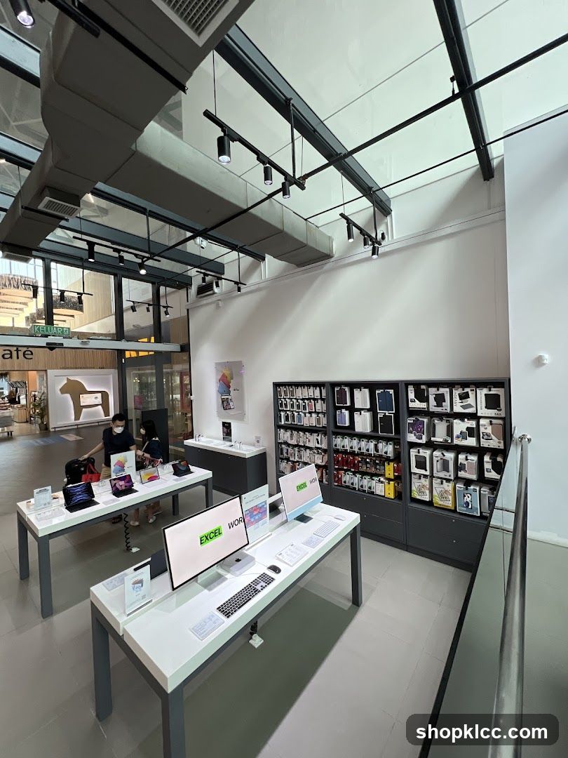 Tech Store Interior Display