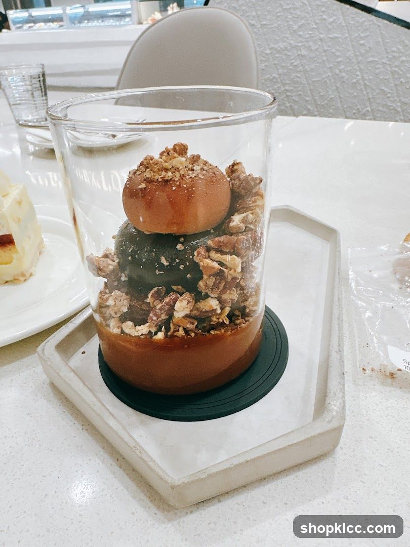 Layered Dessert in Glass Jar