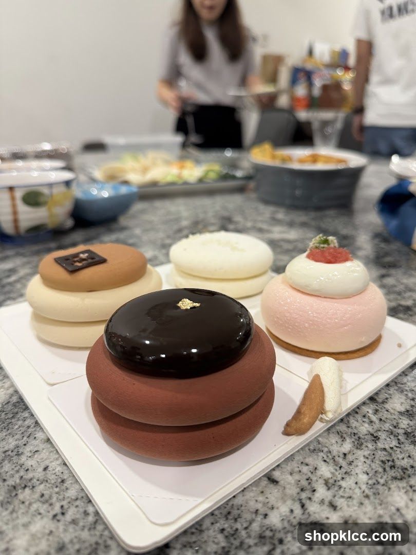 Dessert Platter with Macarons and Pastries