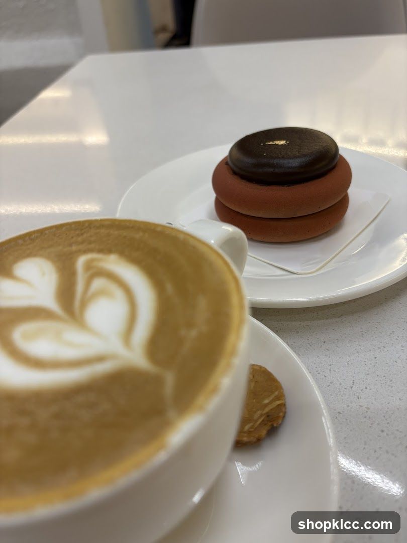 Latte and Pastry