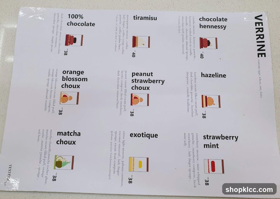 Verrine Menu