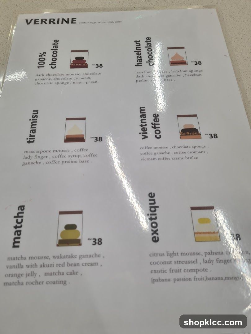 Verrine Menu