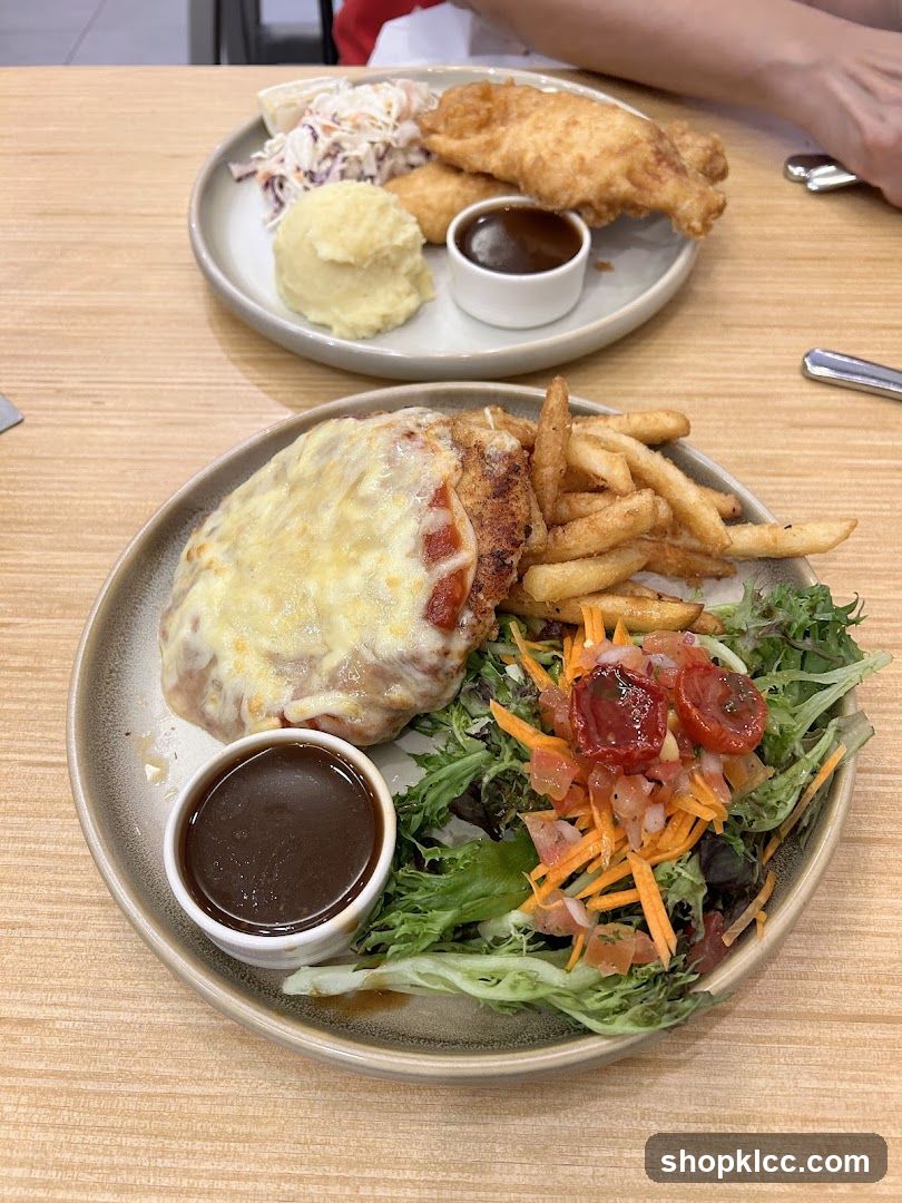 Food on table