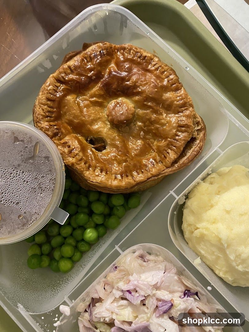 Meal Tray with Pie and Sides