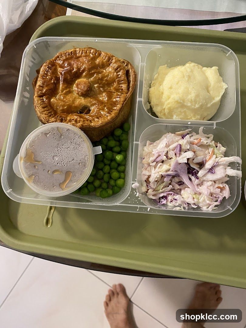 Meal Tray with Pie and Sides