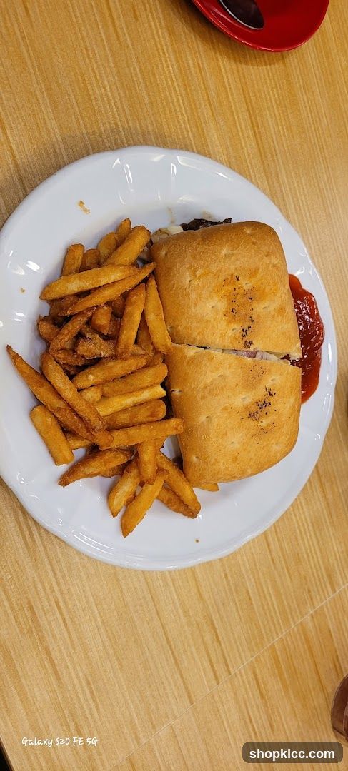 Sandwich and Fries Meal