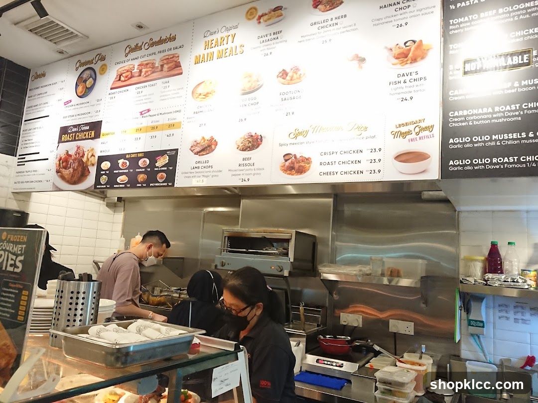 Dave's Chicken Kitchen Interior