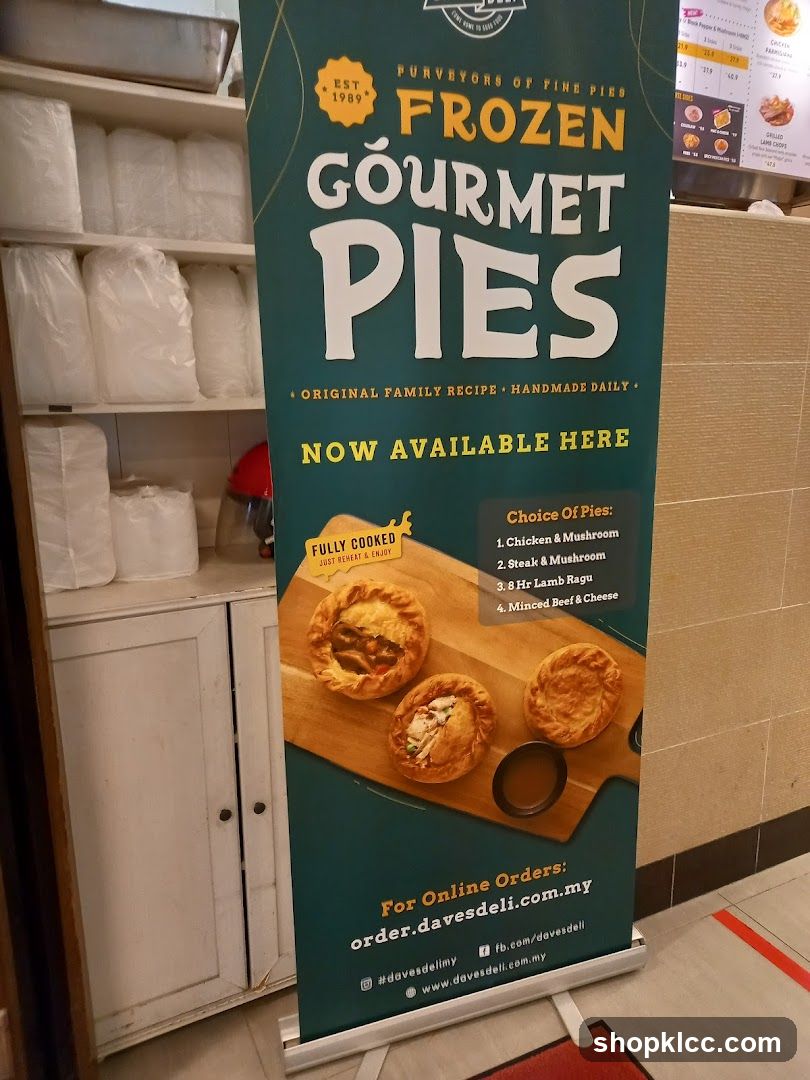 Frozen Gourmet Pies Banner