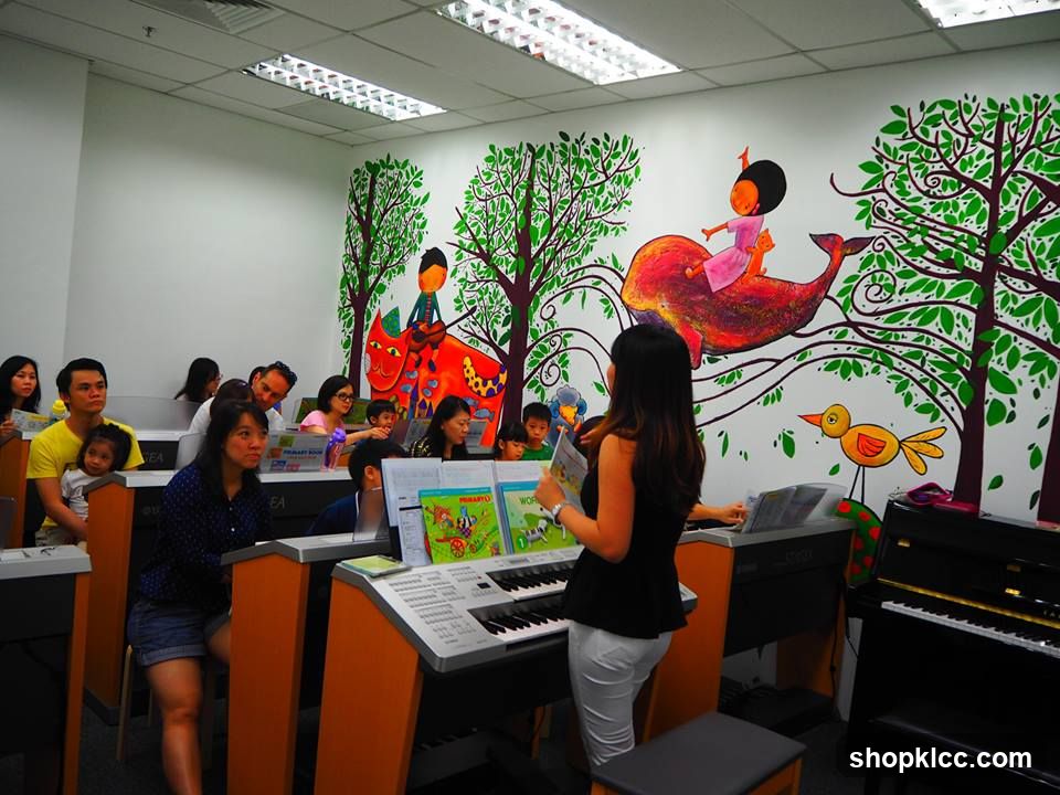 Music Class with Wall Art