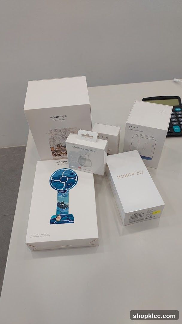 Honor Electronics Boxes on Table