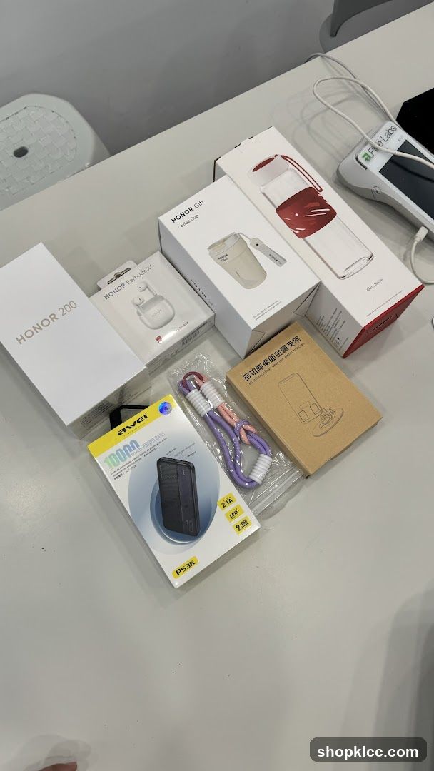 Tech Accessories and Electronics Display