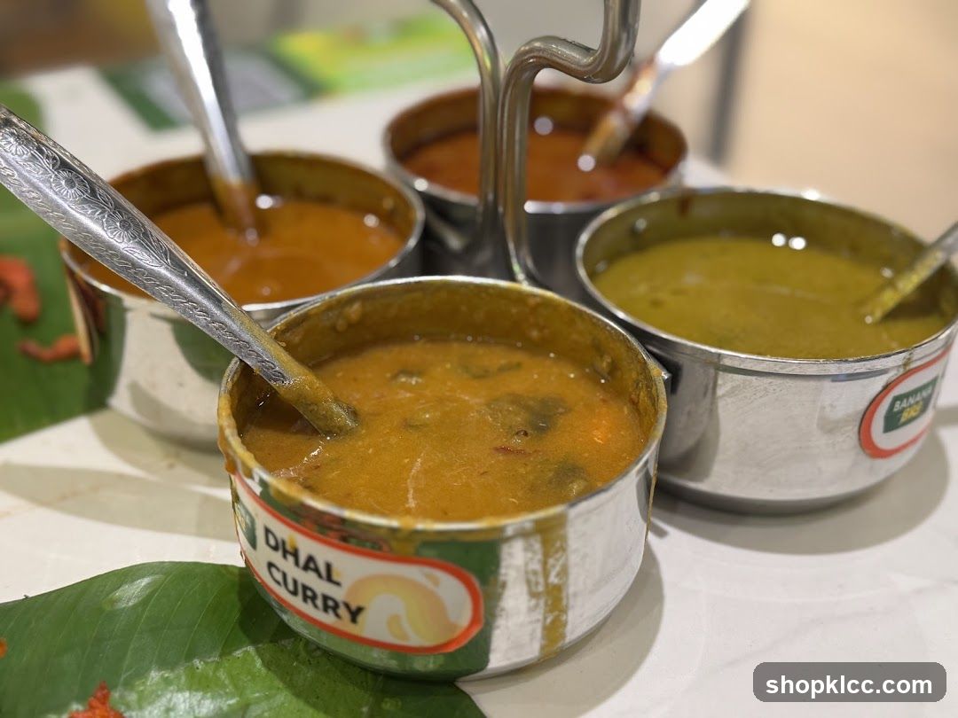 Dhal Curry and Side Dishes