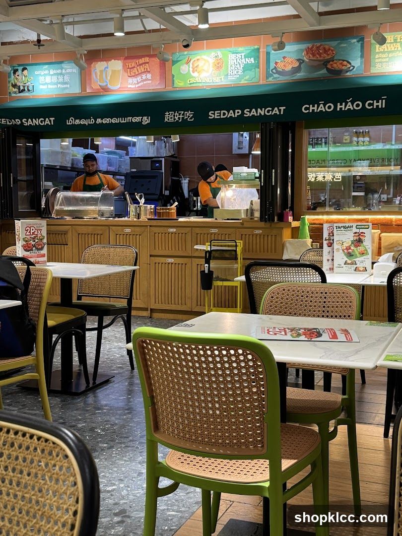 Food Stall Interior View