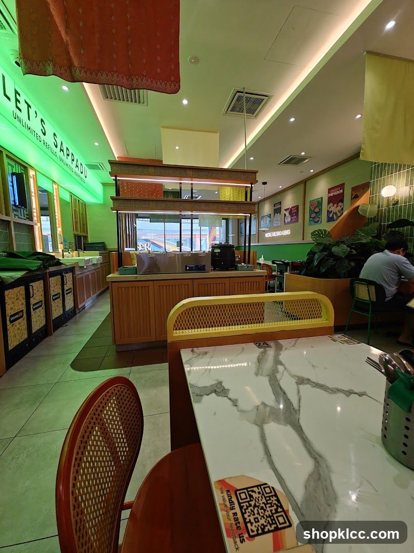 Restaurant Interior with Buffet Area