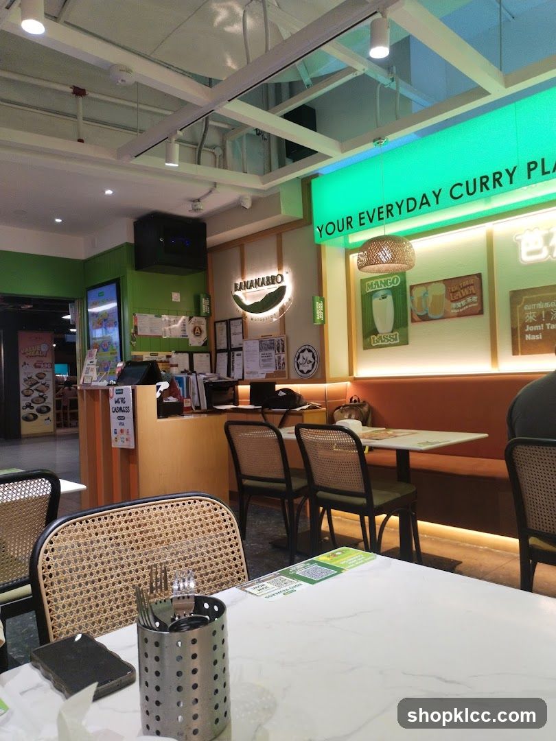 Restaurant Interior with Menu and Decor