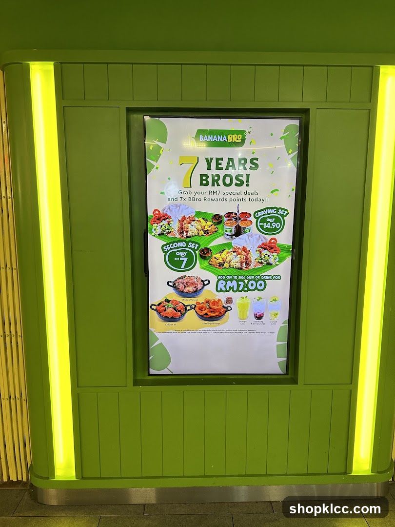 Banana Bros Advertisement Display