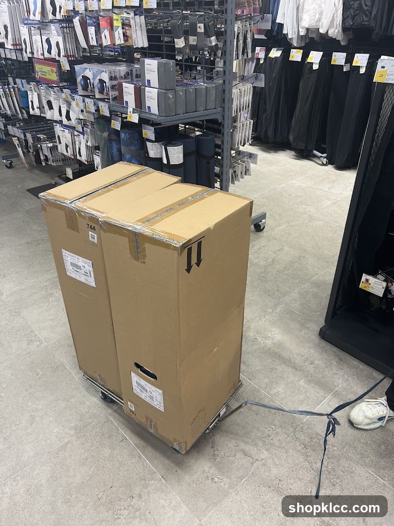 Store Interior with Large Box