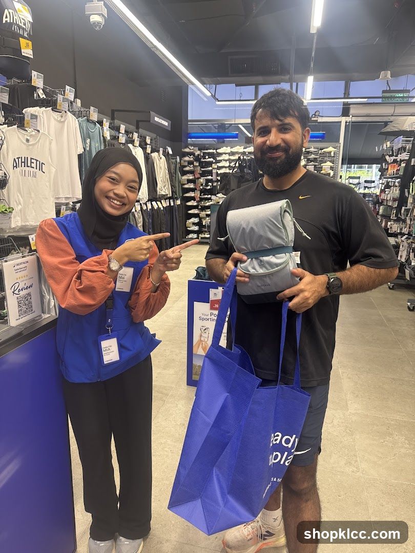Shopping in Sports Store