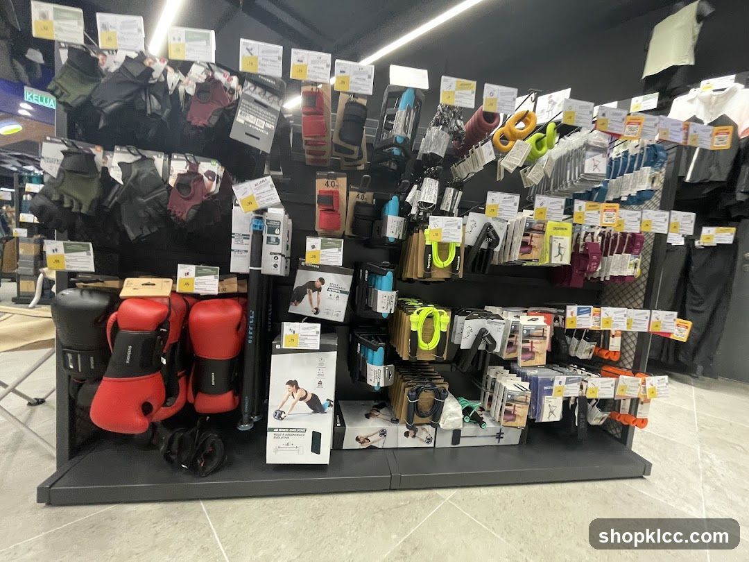 Fitness Equipment Display