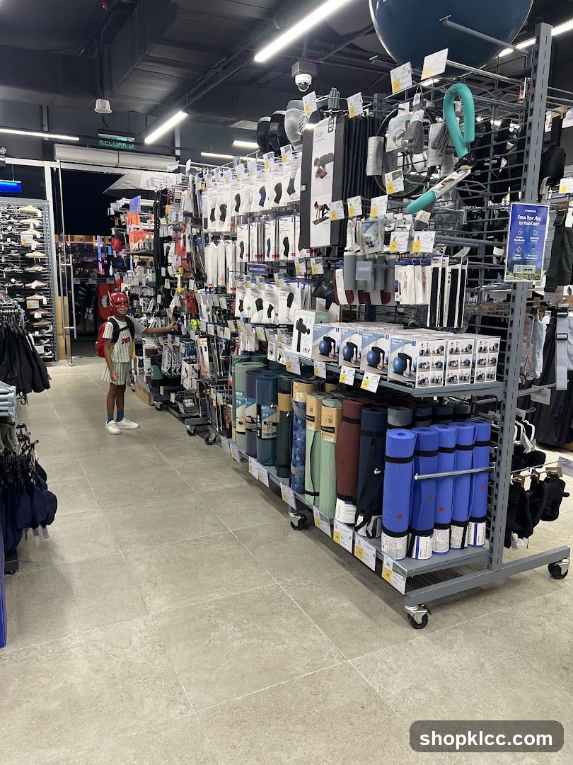 Sports Equipment Store Interior