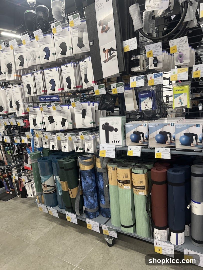 Sports Equipment Store Interior